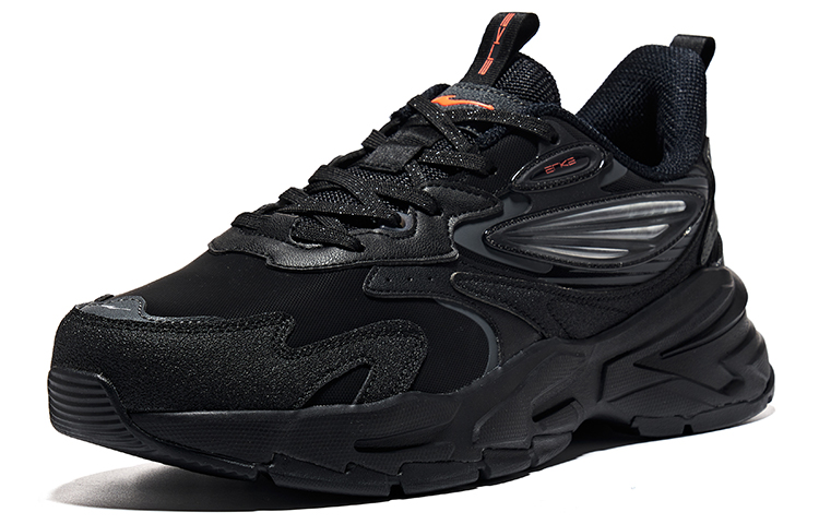 Lookbook Zapatillas ERKE para Correr Low 'Negro Gris Carbón' 11122420563-002