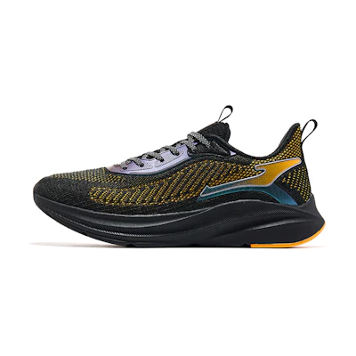 ERKE Running Shoes Low 'Black Orange Yellow'
