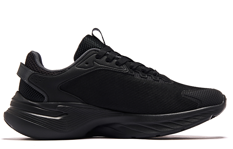 ERKE Running Shoes Low 'Black Silver' 圖 2