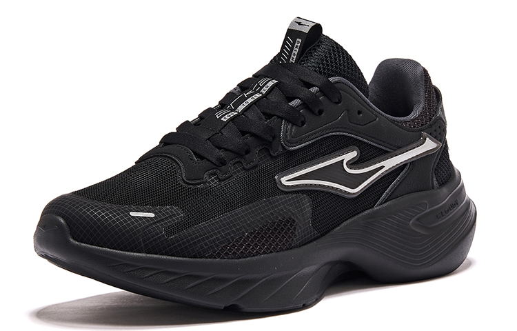 ERKE Running Shoes Low 'Black Silver' 圖 3