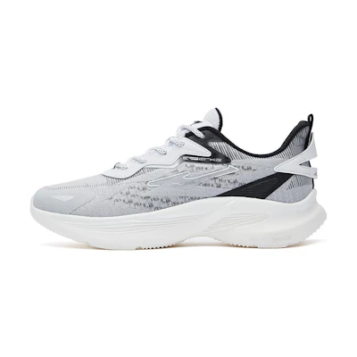ERKE Running Shoes Low 'Black White'