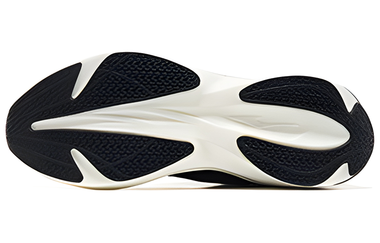 Shop ERKE Running Shoes Low 'Black White Cushion Lightweight' 11122103170-002