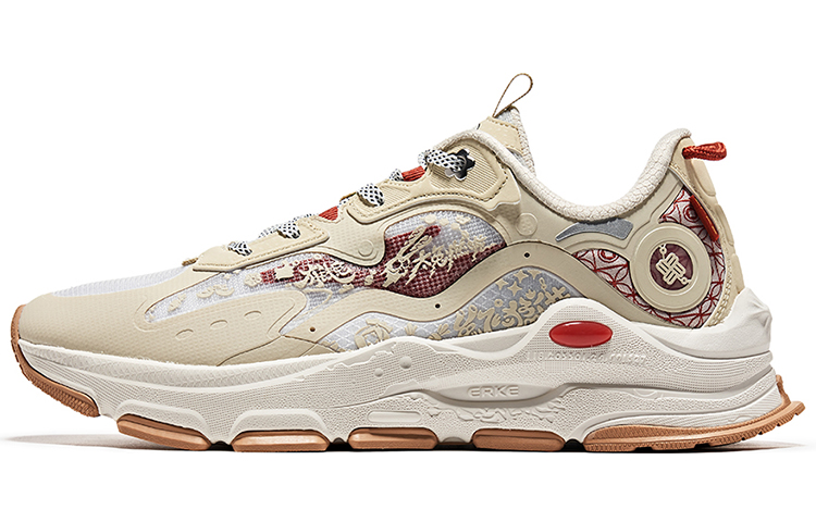 ERKE Running Shoes Low 'Warm Linen'