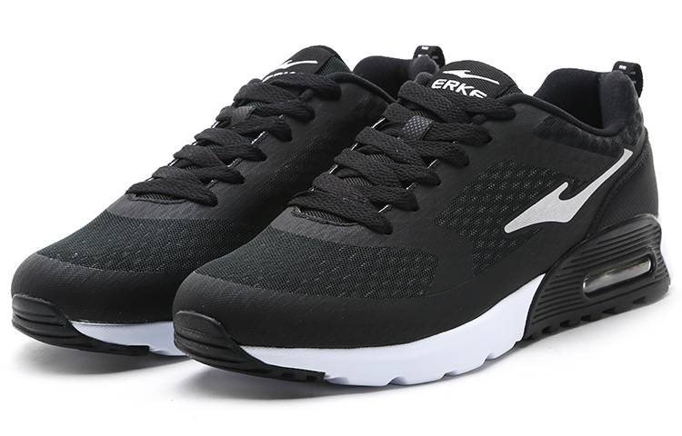 Lookbook Sneakers Lari ERKE 'Hitam Abu-Abu' 51117120056-003