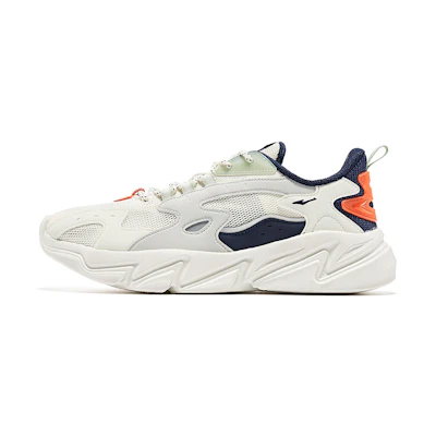 ERKE Running Training Shoe 'White Green'