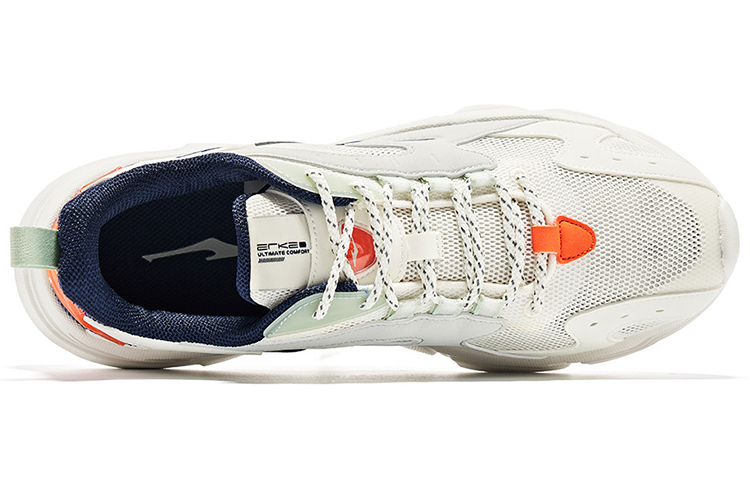 Lookbook Kasut Larian Latihan ERKE 'Putih Hijau' 11122214061-003