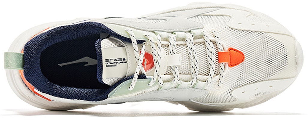 ERKE Running Training Shoe 'White Green' 11122214061-003 Lookbook ERKE Running Training Shoe 'White Green' 11122214061-003