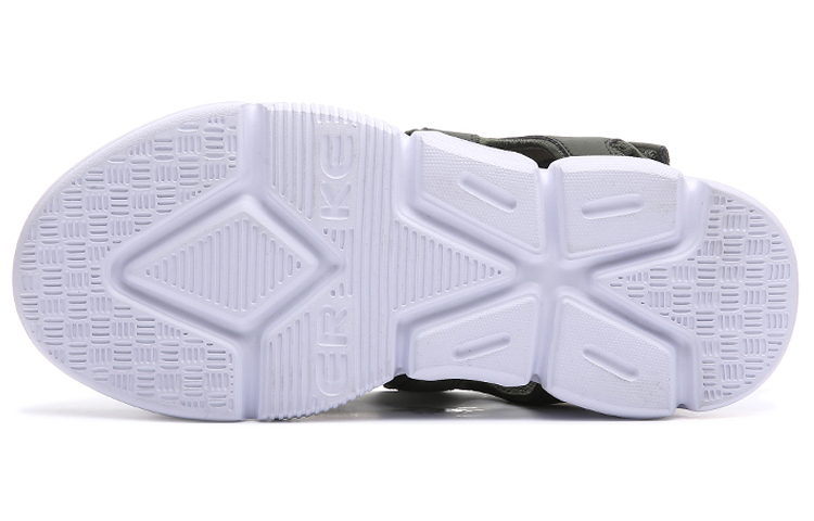 Shop ERKE Sandals 'Dark Green White' 11120202351-505