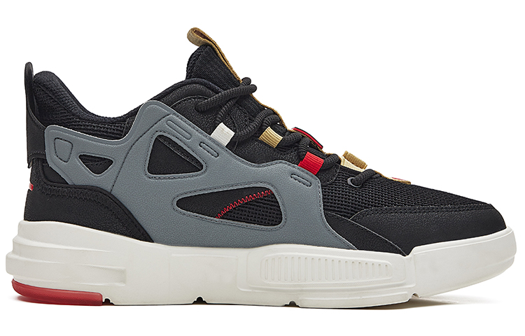 ERKE Skate Low 'Black Red' 圖 2