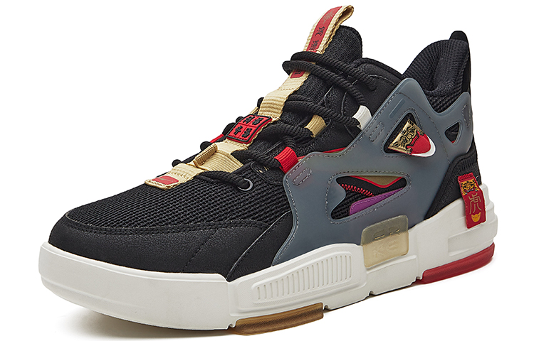 ERKE Skate Low 'Black Red' 圖 3