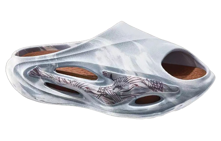 ERKE Sport Slides 'Rubble Grey and Eggshell Grey' 'Zhi Jing Qi Dan EVA CMFT Casual' 圖 2