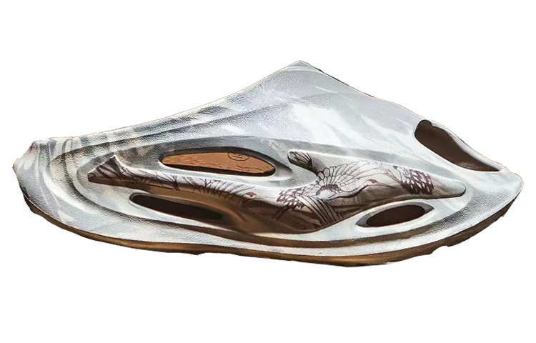 ERKE Sport Slides 'Rubble Grey and Eggshell Grey' 'Zhi Jing Qi Dan EVA CMFT Casual' 圖 3