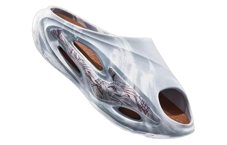 ERKE Sport Slides 'Rubble Grey and Eggshell Grey' 'Zhi Jing Qi Dan EVA CMFT Casual' 圖 4