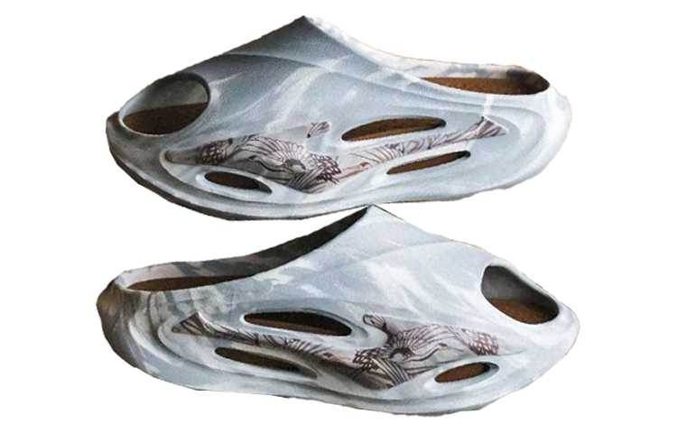 ERKE Sport Slides 'Rubble Grey and Eggshell Grey' 'Zhi Jing Qi Dan EVA CMFT Casual' 圖 5