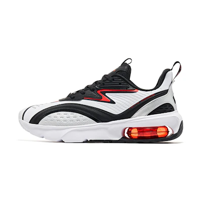 ERKE Super Suspension Air Cushion Running Shoe 'Black White'