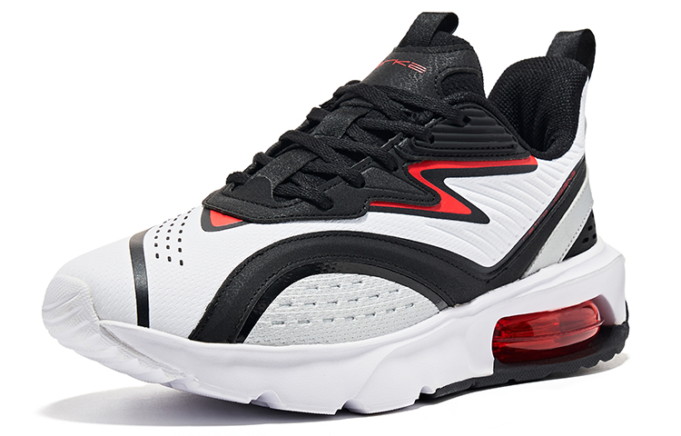 Lookbook 鸿星尔克 超级减震气垫跑鞋 '黑白' 11121420406-003