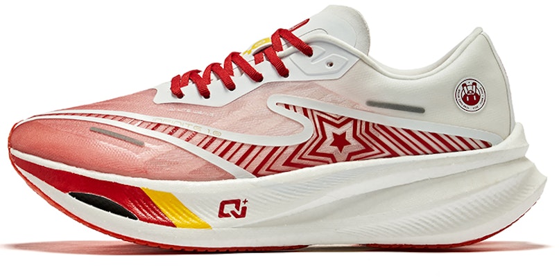 那兔 x 鴻星爾克 芷境1.0 炁科技 馬拉松碳板 防滑耐磨 低幫 跑步鞋 男款 紅白 Buy 那兔 x 鴻星爾克 芷境1.0 炁科技 馬拉松碳板 防滑耐磨 低幫 跑步鞋 男款 紅白