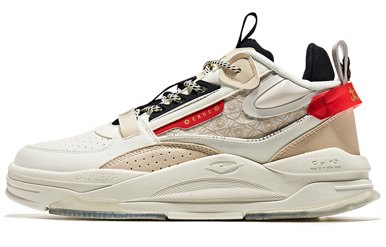 ERKE Warrior Low 'White Black' 11123101012-001