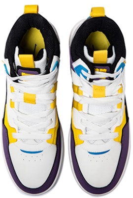 鸿星尔克 無雙大師 高幫 板鞋 男款 白紫 Lookbook 鸿星尔克 無雙大師 高幫 板鞋 男款 白紫