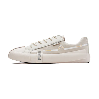 ERKE White 'China Hong Casual Low-Top Canvas'