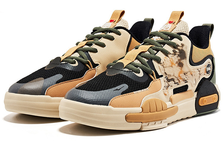 Order 鸿星尔克 悟杖大师「黑棕」 11122201360-003