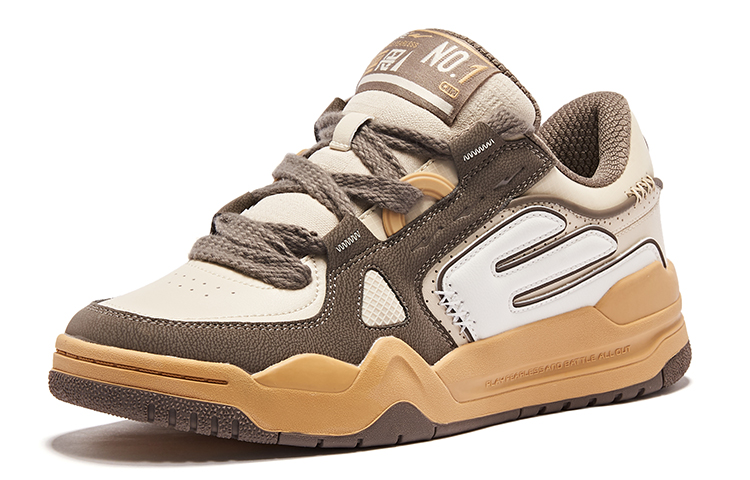 ERKE Xtep 'Ba Shi Linen Brown Stone' 圖 3