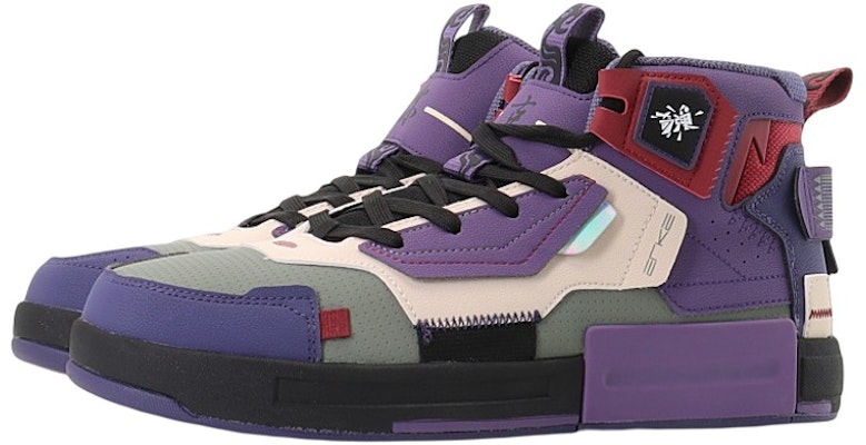 ERKE Xtep Alpha-flex High 'Madera Púrpura' 11120301532-704 Lookbook ERKE Xtep Alpha-flex High 'Madera Púrpura' 11120301532-704