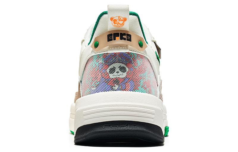 Shop ERKE Xtep Battery Low Top 'Panda White Green' 51123101020-001