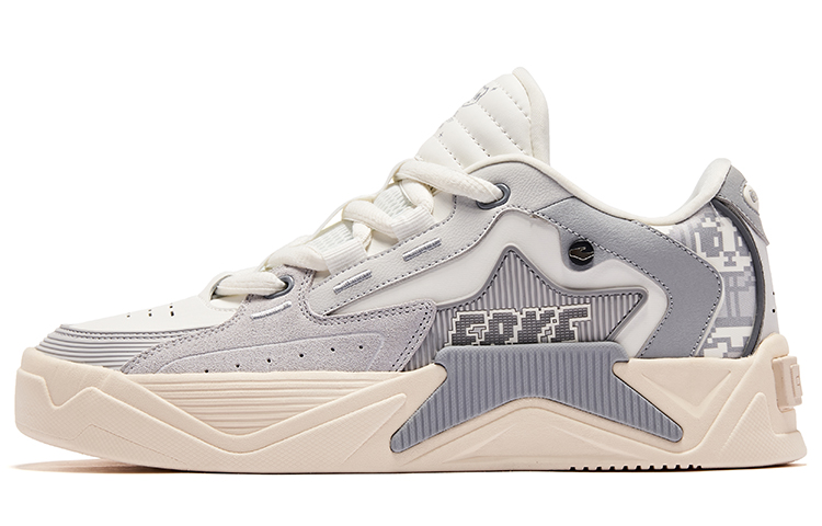 Order ERKE XTEP Battery Panda Rendah 'Kelabu Putih' 'Bintang Bersinar' 51123301094-005