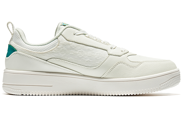 Order 鴻星爾克 印記 耐磨防滑 低筒 板鞋 男款 白綠