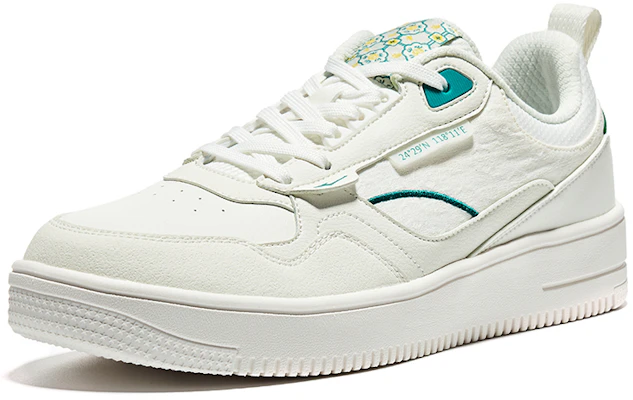 鴻星爾克 印記 耐磨防滑 低筒 板鞋 男款 白綠 Lookbook 鴻星爾克 印記 耐磨防滑 低筒 板鞋 男款 白綠