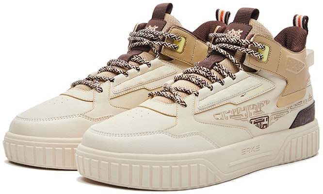 이엑스티이피 캔버스 하이 '웜 리넨' (ERKE XTEP is kept as initials due to character limit) 51122301427-405 Order 이엑스티이피 캔버스 하이 '웜 리넨' (ERKE XTEP is kept as initials due to character limit) 51122301427-405