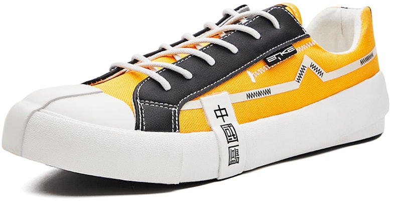 ERKE XTEP Canvas Low 'Negro Amarillo' 11122101510-403 Lookbook ERKE XTEP Canvas Low 'Negro Amarillo' 11122101510-403