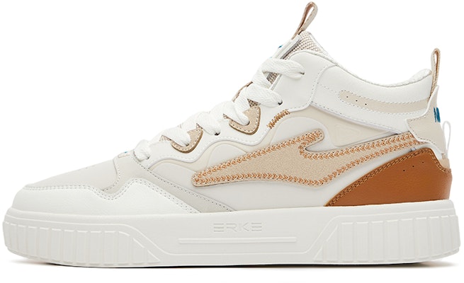 ERKE Xtep Canvas Mid 'White Warm Linen' 51122301425-003 Buy ERKE Xtep Canvas Mid 'White Warm Linen' 51122301425-003
