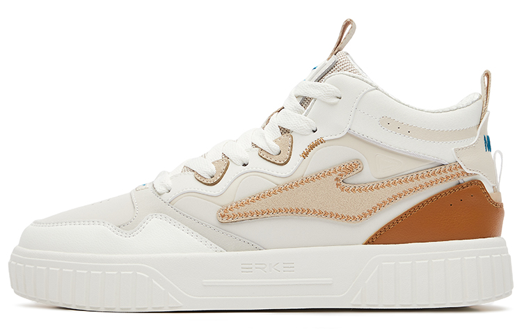 ERKE Xtep Canvas Mid 'White Warm Linen'