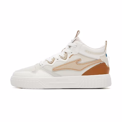ERKE Xtep Canvas Mid 'White Warm Linen'