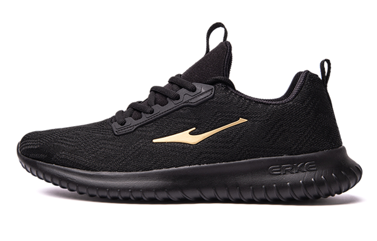 Buy 鸿星尔克特步休闲网面黑金配色 51119214126-004