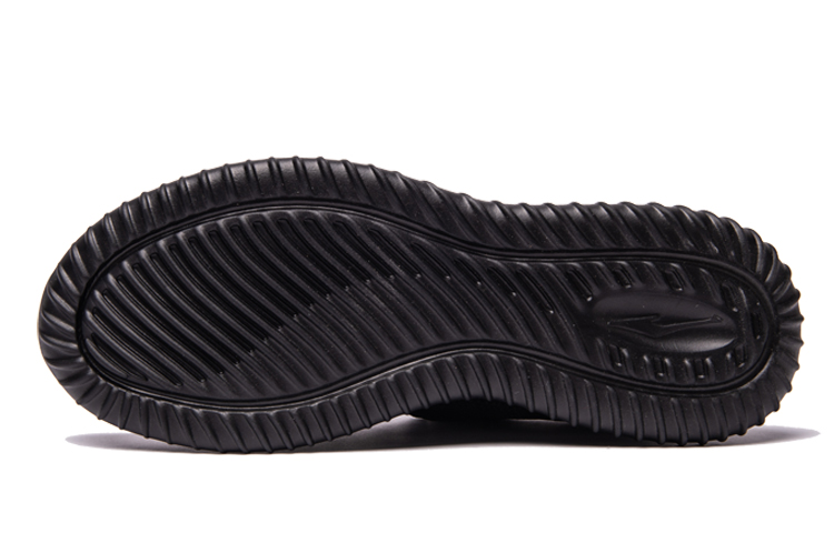 Purchase 鸿星尔克特步休闲网面黑金配色 51119214126-004