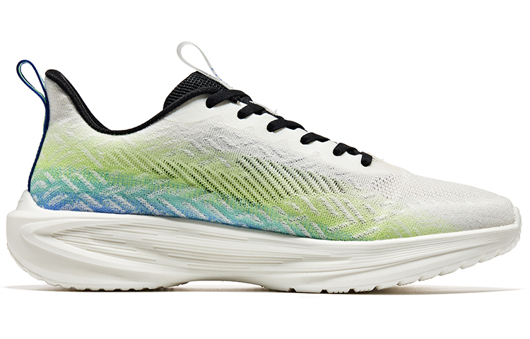 ERKE Xtep Cloud Running Shoes 'White Blue' 圖 2