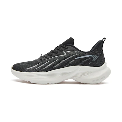 ERKE XTEP CMFT Low-Top Running 'Black Grey'