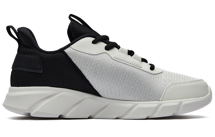 Order 鴻星爾克快適ローカット白黒 (Honxing'erke Kaiteki Rōkatto Shiro Kuro) V1122103230-005