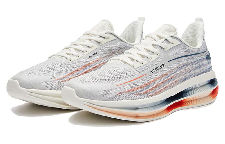 Order 鴻星爾克 舒適軟底 低幫 跑步鞋 男款 白灰藍