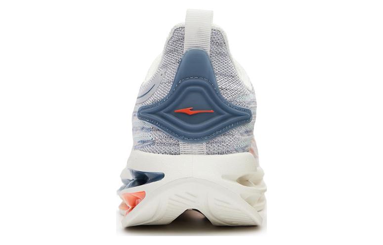 Shop 鴻星爾克 舒適軟底 低幫 跑步鞋 男款 白灰藍