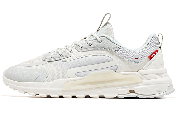 ERKE Xtep Comfortable Slip-On Running Shoes 'White Grey' 11122220194-001