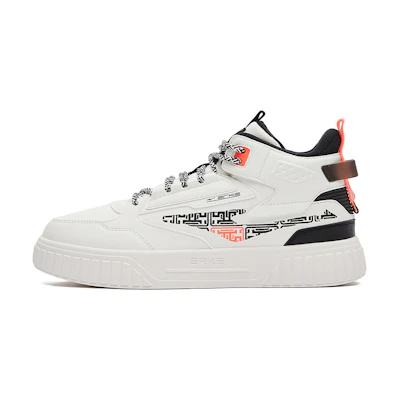 ERKE XTEP Conqueror High-Top 'Ivory White with Cotton'