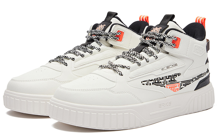 Order ERKE XTEP コンクエラーハイトップ『アイボリーホワイト with コットン』 51122321450-003