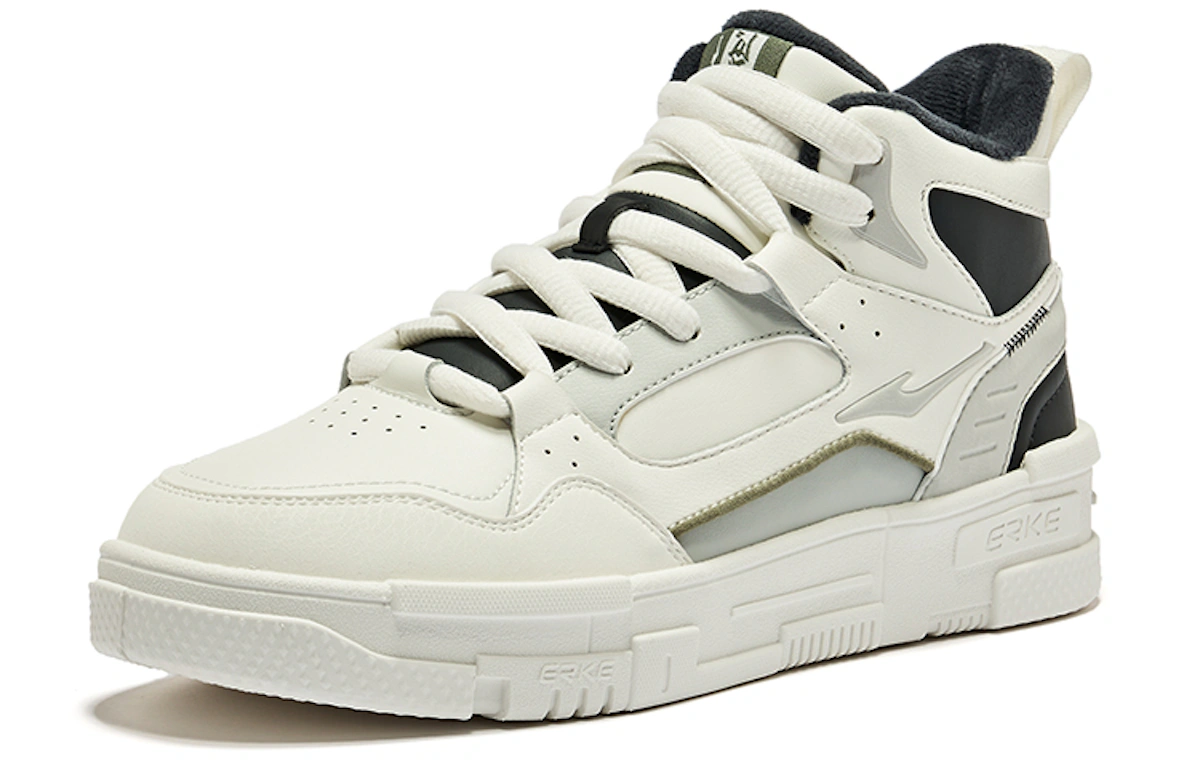 ERKE Xtep Contract 2.0 High 'Micro Crystal White and Bare Grey'