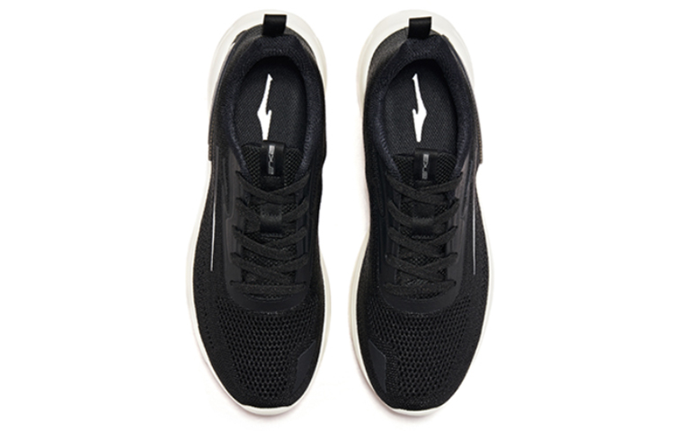 ERKE Xtep Cushioned Running Shoes 'Black Metallic Silver' 圖 3
