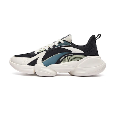 ERKE Xtep Cushioning Non-Slip Wear-Resistant Low 'Black Green CMFT'
