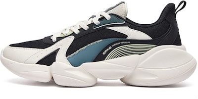 ERKE Xtep Cushioning Non-Slip Wear-Resistant Low 'Black Green Comfort' 51122102246-003 ERKE Xtep Cushioning Non-Slip Wear-Resistant Low 'Black Green Comfort' 51122102246-003